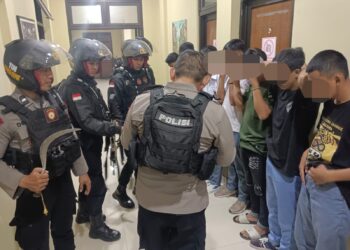 Hendak Tawuran, 8 Siswa SMK di Karangtengah Diamankan Polisi