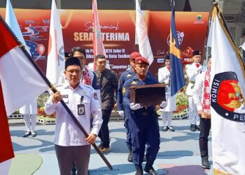 KPU Cianjur Terima Kirab Pemilu 2024