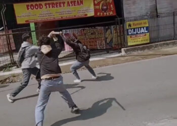 Tawuran Pelajar Kembali Terjadi di Cianjur, Jalan Bhibul Mencekam