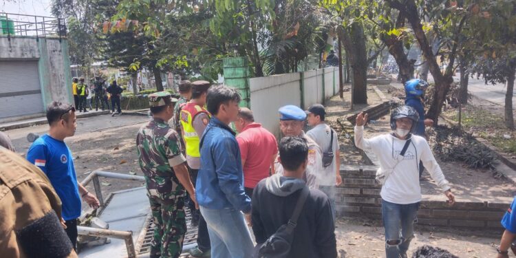 Dua Kelompok Bentrok di Pabrik Hebel Sukaluyu, Polisi Lakukan Pengamanan