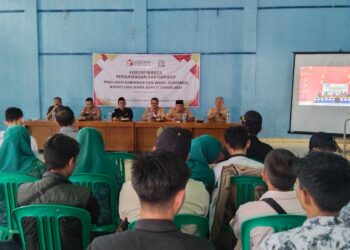 Panwascam Sukaluyu Sosialisasikan Pengawasan Partisipatif kepada Forum Warga