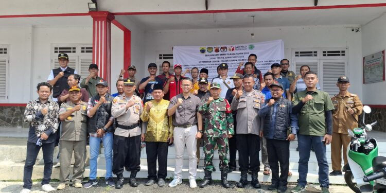 Sehari Jelang Masa Kampanye, Polsek Cidaun Deklarasi Damai Pilkada 2024
