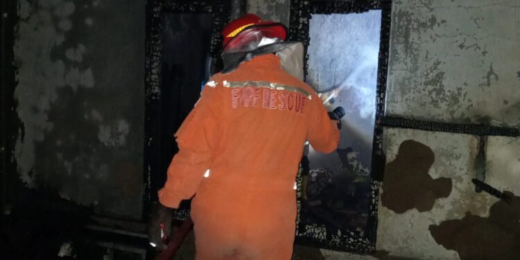 Rumah Pendamping PKH di Kecamatan Bojongpicung Terbakar