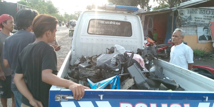 Diduga Alami Rem Blong, Truk Tangki Air Tabrak Pengendara Sepeda Motor, Satu Orang Tewas
