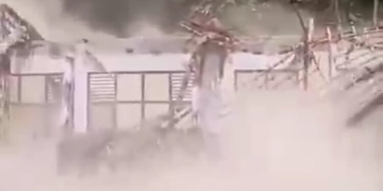 Baru Dua Tahun Berdiri, Bangunan Ruang Laboratorium SMPN 3 Tanggeung Roboh