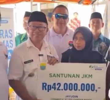 RT dan RW Dapatkan Santunan BPJS Ketenagakerjaan dari Bupati dan DPMD Cianjur