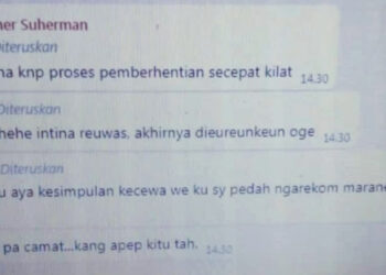 Camat dan Kades Sukaluyu Diduga Berkonspirasi, Berhentikan Lima Orang Perangkat Desa