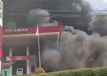 SPBU di Tanggeung Terbakar, Tiga Orang Pegawai Alami Luka Bakar