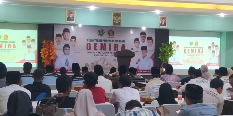 Jadi Sayap Partai Gerindra, Kepengurusan Gemira di Cianjur Dikukuhkan